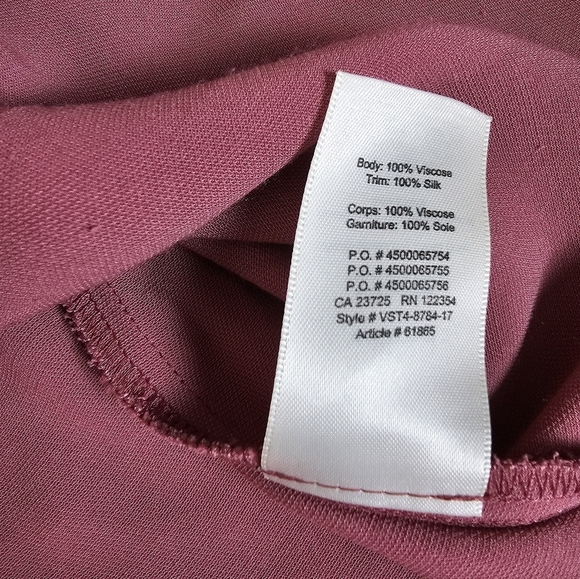 Aritzia Wilfred size medium rose colored midi dress ellipse cold shoulder - Picture 8 of 8